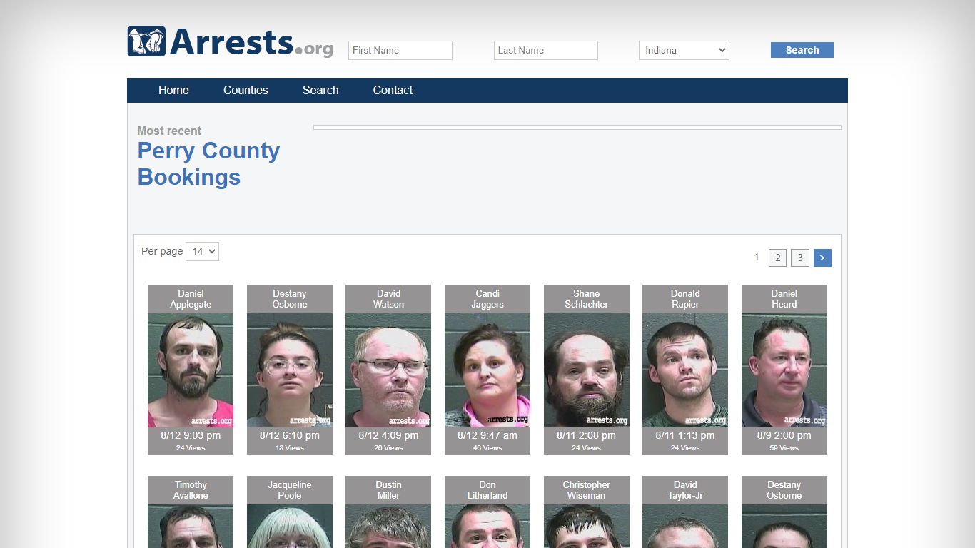 Perry County Arrests and Inmate Search